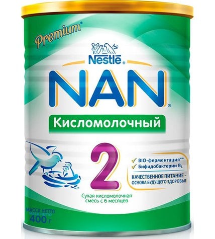 Смесь Nestle Nan 2 кисломолочный c 6 месяцев