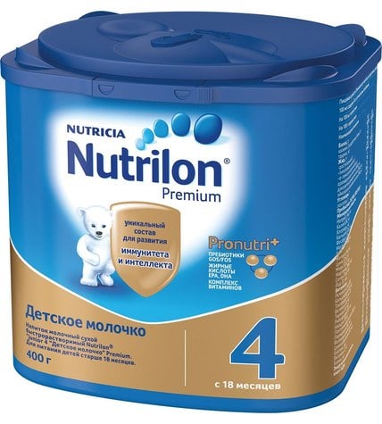 Детское молочко Nutrilon 4 Premium детская с 18 месяцев 400 г
