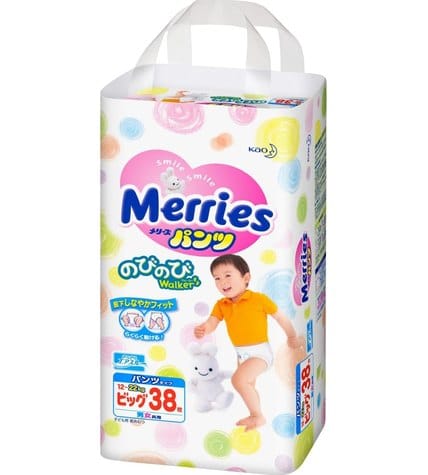 Подгузники-трусики Merries XL 12-22 кг