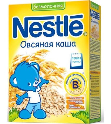 Каша Nestle безмолочная овсяная 1 ступень