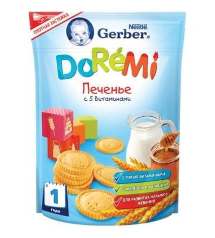 Печенье Gerber DoReMi с 1 года