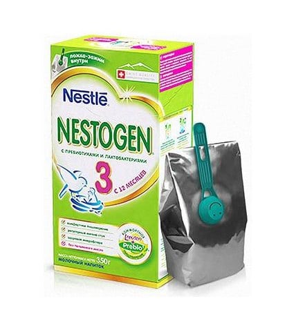Смесь Nestle Nestogen 3 молочная сухая с пребиотиками с 12 месяцев до 18 месяцев