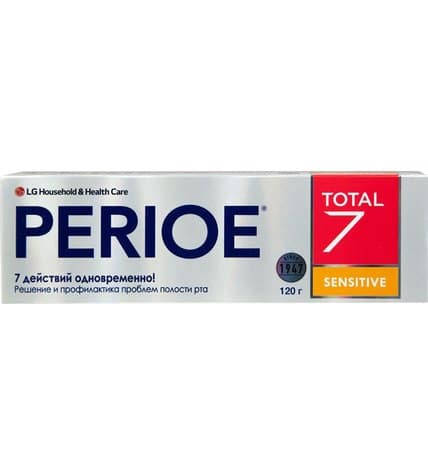 Зубная паста Perioe комплексного действия Total 7 sensitive