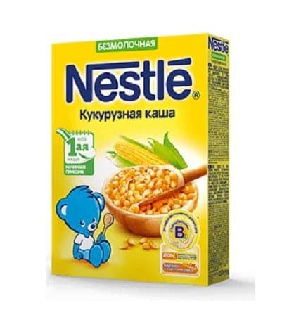 Каша Nestle кукурузная без молока