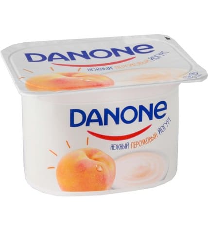 Йогурт Danone с персиком с 3 лет 2,9% 110 г