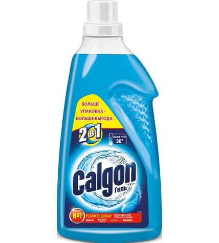 Гель Calgon 2 в 1 для смягчения воды и предотвращения образования накипи 1,5 л