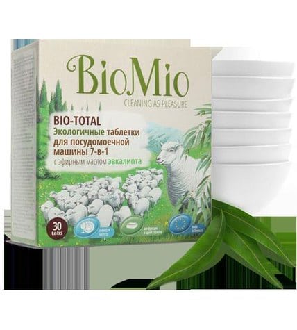 Таблетки Bio Mio 7 в 1 для посудомоечных машин 20 г х 30 шт