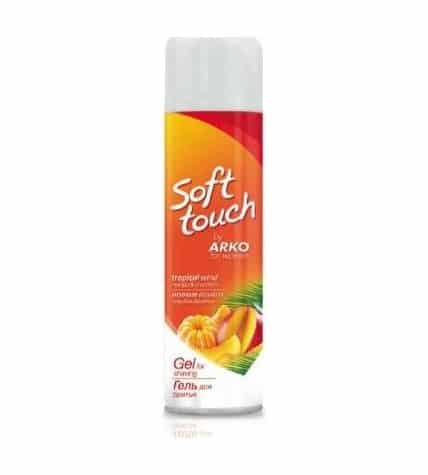 Гель для бритья Arko Soft Touch женский с экстрактом манго и мандарина для чувствительной кожи