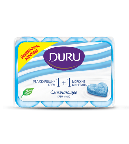 Туалетное мыло Duru Soft Sensations Морские минералы 90 г 4 шт