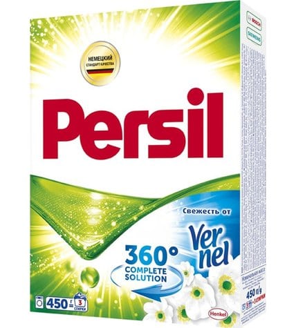 Стиральный порошок Persil Свежесть от Vernel автомат для цветного белья 450 г