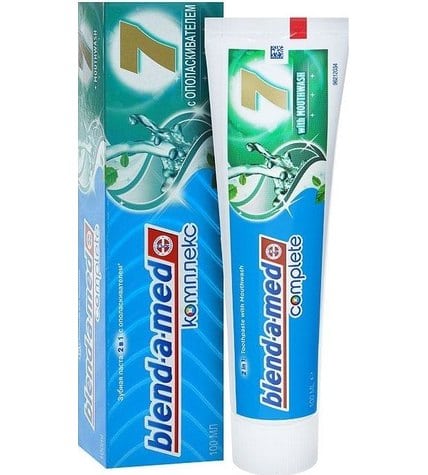 Зубная паста Blend-a-med Complete 7 2 в 1 с ополаскивателем