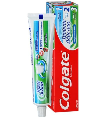 Зубная паста Colgate Тройное действие 100 мл