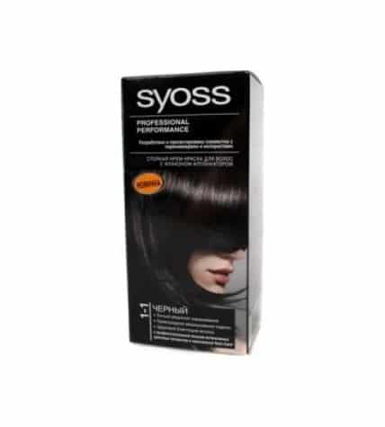 Краска для волос Syoss черный 1-1 