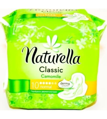 Прокладки Naturella Normal Camomile Classic с крылышками (упаковка 10 шт)