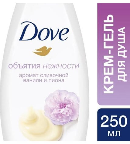 Гель Dove для душа Сливочная ваниль и пион