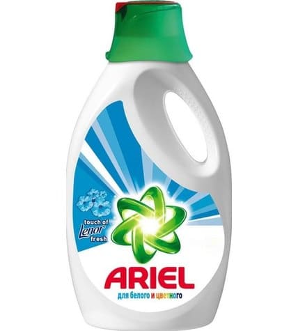 Гель для стирки Ariel Touch of Lenor fresh для белого и цветного белья 1,95 л