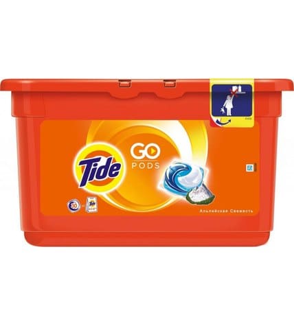 Капсулы для стирки Tide Pods Альпийская свежесть для всех видов тканей 30 шт