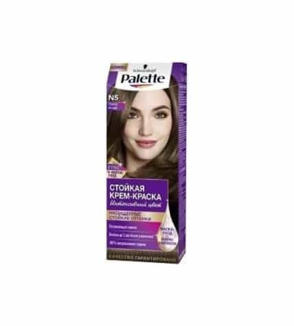 Крем-краска Palette для волос темно-русый N5
