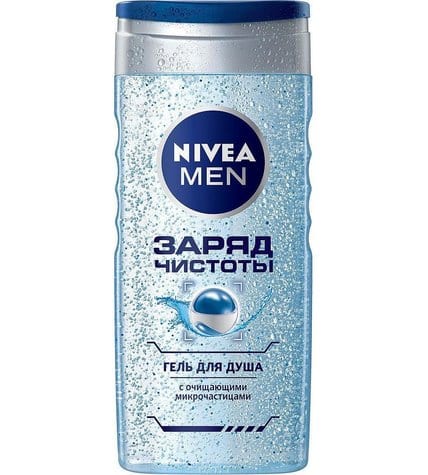 Гель Nivea Заряд Чистоты для душа мужской