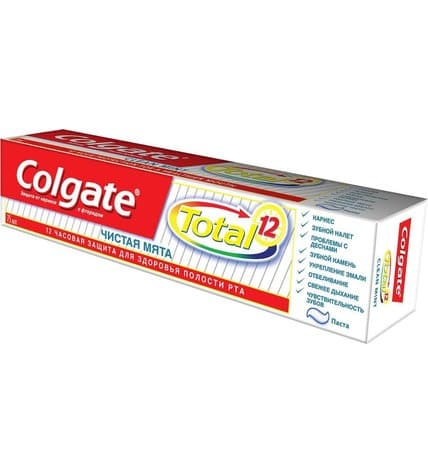 Зубная паста Colgate Total 12 Чистая мята