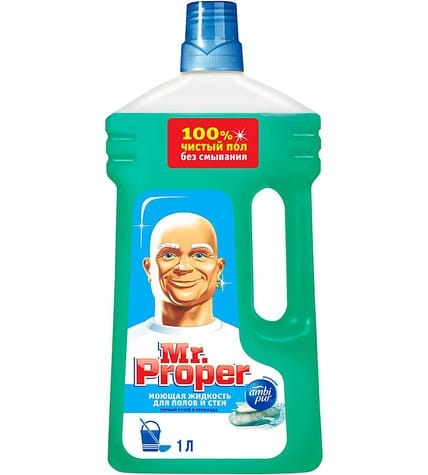 Жидкость средство Mr.Proper для мытья полов и стен горный ручей и прохлада 1 л