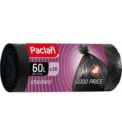 Мешки для мусора Paclan Standard 60 л 20 шт