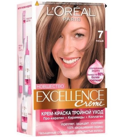 Крем-краска для волос L'Oreal excellence creme тон 7 Русый