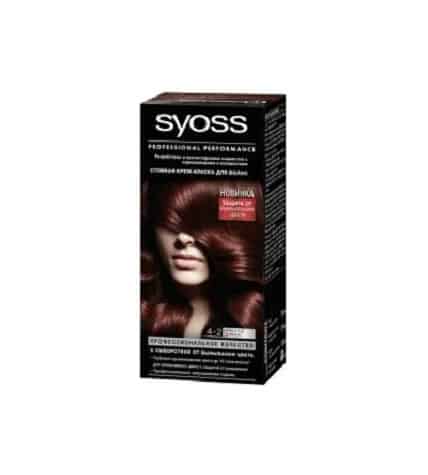 Краска для волос Syoss Color красное дерево 4-2