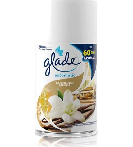 Сменный баллон Glade Automatic Ванильные мечты для автоматического аэрозольного освежителя воздуха