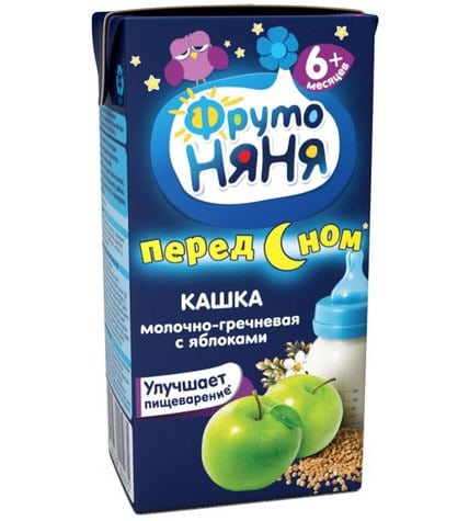 Каша ФрутоНяня гречневая молочная с яблоком с 6 месяцев