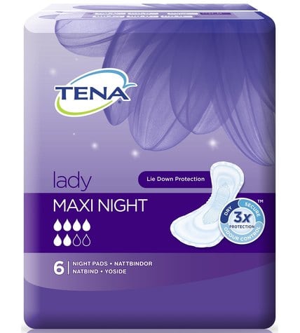 Прокладки урологические Tena Lady Maxi Night Pads