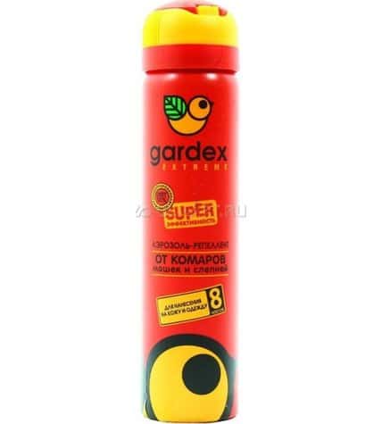 Аэрозоль Gardex Extreme Super от комаров и клещей 