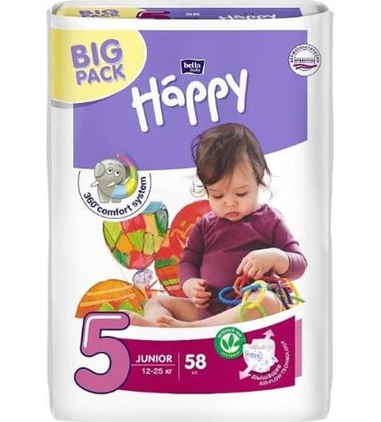 Подгузники Bella baby Happy Junior 12-25 кг размер 5