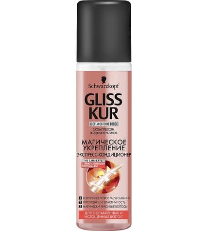 Экспресс-кондиционер Gliss Kur Магическое укрепление для ослабленных и истощенных волос