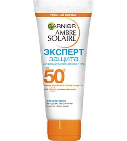Крем Garnier Ambre Solaire SPF 50+ Эксперт защита солнцезащитный