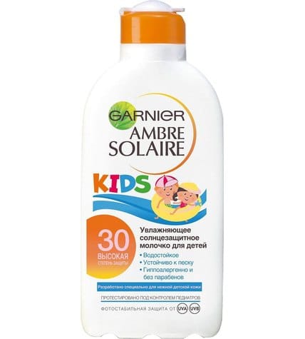 Молочко Garnier Ambre Solaire солнцезащитное Детское SPF30+