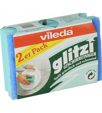 Губка для посуды Vileda Glitzi 2 шт