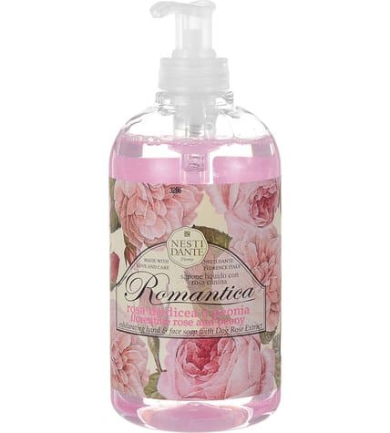 Жидкое мыло Nesti Dante Romantica Флорентийская роза и пион 500 мл
