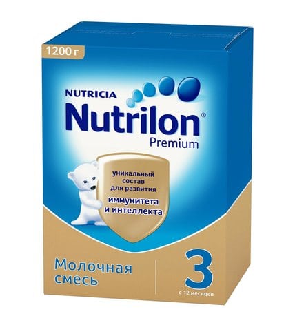Смесь Nutrilon 3 Premium молочная сухая с 12 месяцев