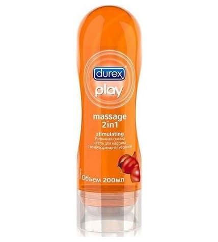 Гель-смазка Durex Play Massage 2in1 Stimulating с возбуждающей Гуараной Интимная смазка и гель для массажа