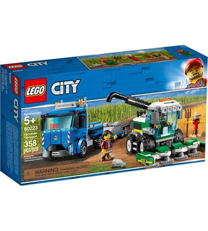 Конструктор Lego City 60223 Транспортировщик для комбайнов 358 деталей