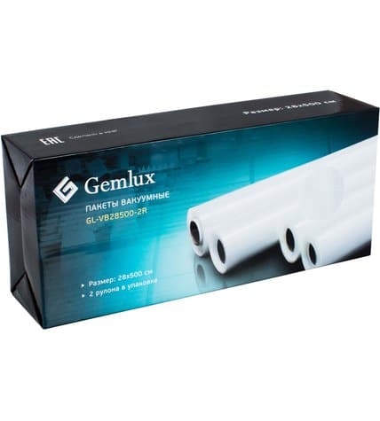 Пакеты вакуумные Gemlux GL-VB28500-2R 28 х 500 см 2 шт