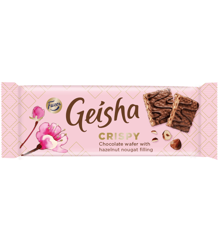 Батончик Geisha Crispy шоколадно-вафельный 41 г