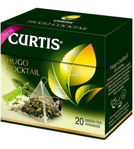 Чай зеленый Curtis Hugo Cocktail в пакетиках 1,8 г 20 шт