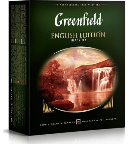 Чай черный Greenfield English Edition в пакетиках 2 г 100 шт