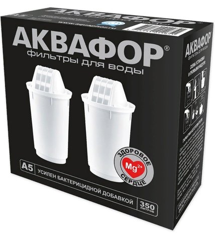 Картридж Аквафор A5 для кувшинов на 350 л 2 шт