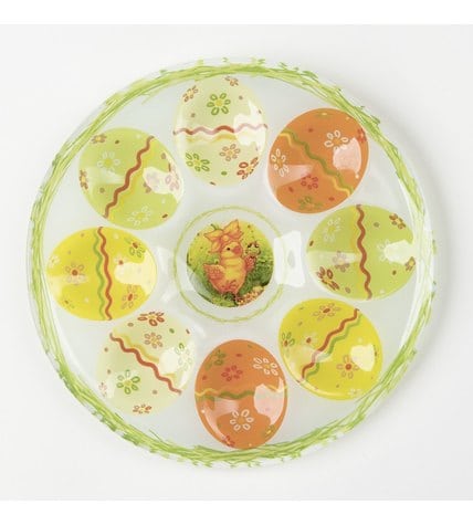 Тарелка SIJ Easter для пасхальных яиц 20 см