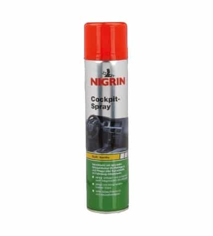 Очиститель Nigrin Cockpit-spray для пластика с ароматом ванили