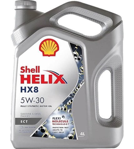 Масло Shell Helix HX8 ECT 5W-30 моторное 4 л