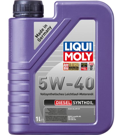 Масло Liqui Moly Diesel Synthoil 5W-40 моторное 1 л
